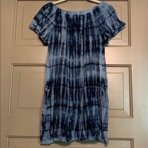 Tie Dye Off-Shoulder Dress